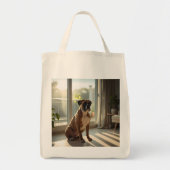 Boxer Elegant Grocery Tote Bag (Voorkant)