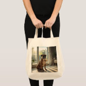 Boxer Elegante Boodschappentas Tote Bag (Voorkant (product))