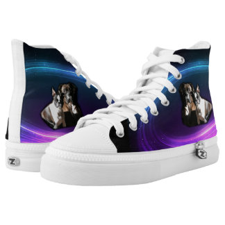 Boxer en Boston Terrier Hi-topjes High Top Schoenen