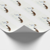 Boxer- en Snowman Dog-wrapppapier Cadeaupapier (Hoek)