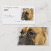 Boxer Face Visitekaartje (Voorkant / Achterkant)
