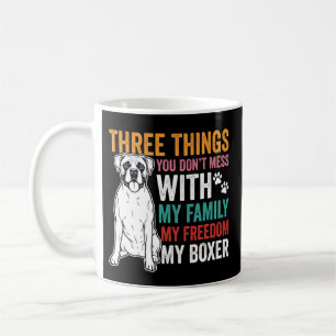 Boxer Familie Vrijheid Hond Liefhebber Koffiemok