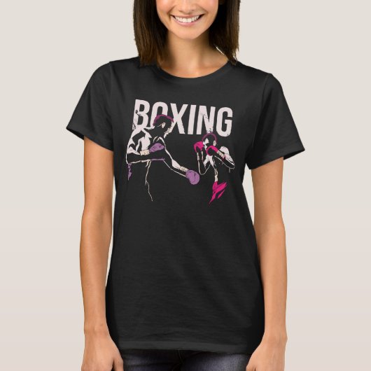 Boxer Fan Knockout Punch Bag Comba T-shirt (Voorkant)