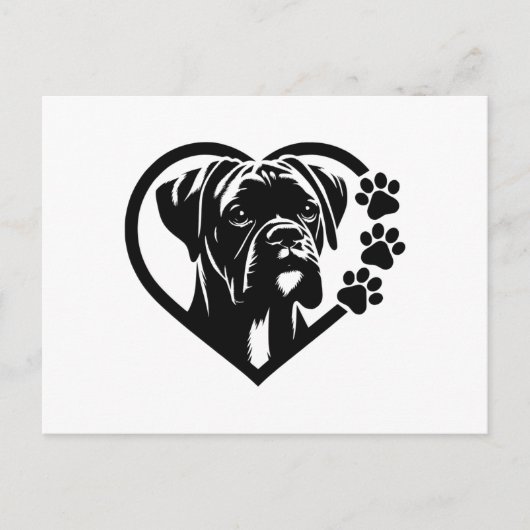 Boxer Feestdagenkaart (Voorkant)