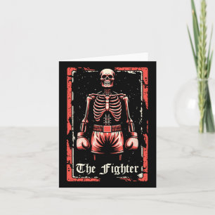 Boxer Fighter - Sparring Handschoenen Boksen Skele Kaart