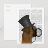 Boxer, Formele hond en Pet Briefkaart (Voorkant / Achterkant)