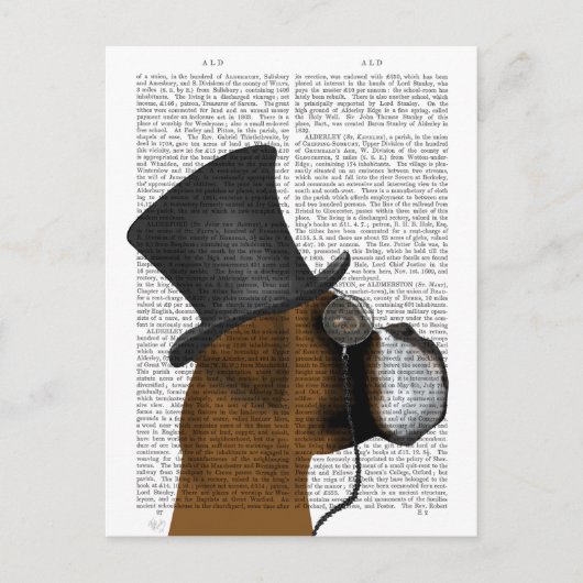 Boxer, Formele hond en Pet Briefkaart (Voorkant)