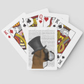 Boxer, Formele hond en Pet Pokerkaarten (Achterkant)