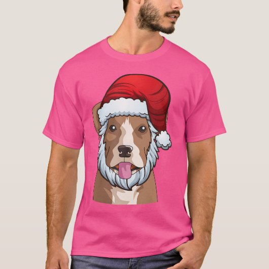 Boxer Funny Santa Claus Kerstcadeau Shirt (Voorkant)