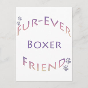 Boxer Furever Briefkaart