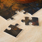 Boxer Geheime Pompoenveld Halloween Kunst Legpuzzel (Zijkant)