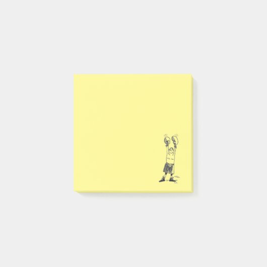Boxer gele notitieblokken post-it® notes (Voorkant)