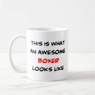 boxer, geweldige koffiemok