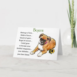 Boxer Gifts Kaart