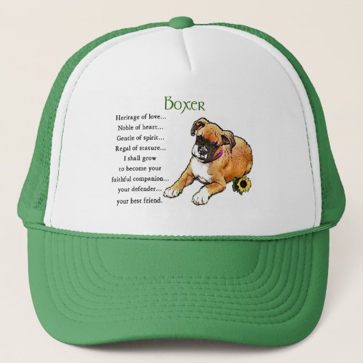 Boxer Gifts Trucker Pet (Voorkant)