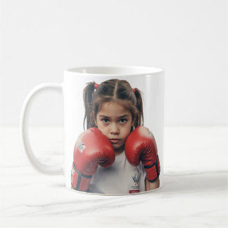 boxer girl mug koffiemok