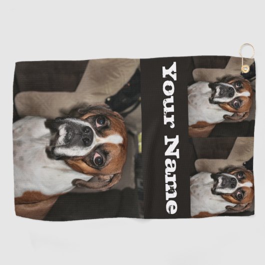 Boxer Golfhanddoek (Horizontaal)