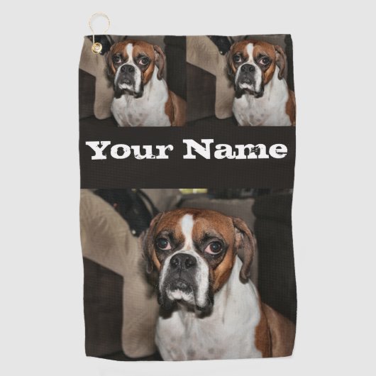 Boxer Golfhanddoek (Voorkant)