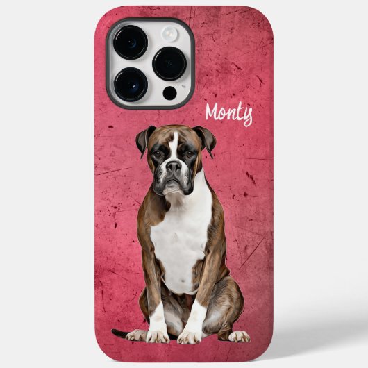 Boxer Grunge Hoesje-Mate iPhone Case (Achterkant)