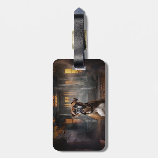 Boxer Halloween eng Bagagelabel (Achterkant verticaal)
