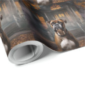 Boxer Halloween eng Cadeaupapier (Rol Hoek)