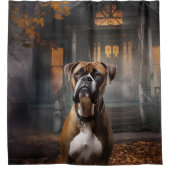 Boxer Halloween eng Douchegordijn (Voorkant)