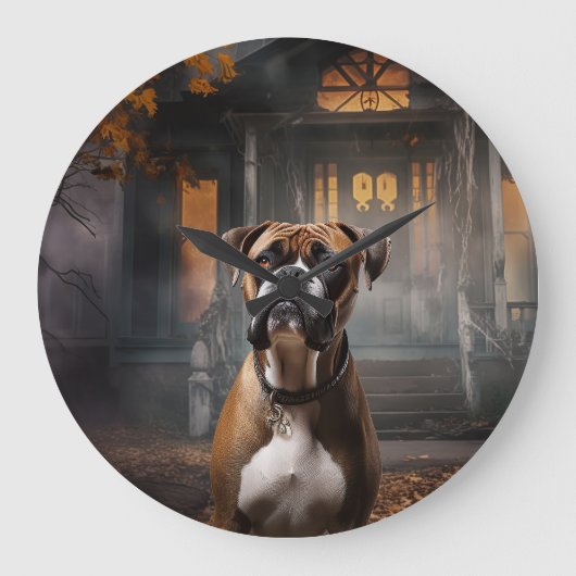 Boxer Halloween eng Grote Klok (Voorkant)