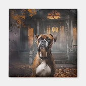 Boxer Halloween eng Magneet (Voorkant)
