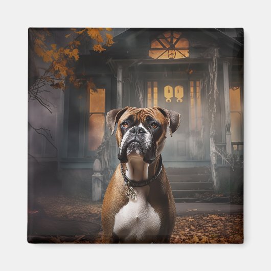 Boxer Halloween eng Magneet (Voorkant)