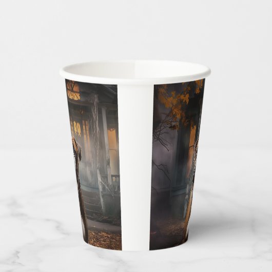 Boxer Halloween eng Papieren Bekers (Links)