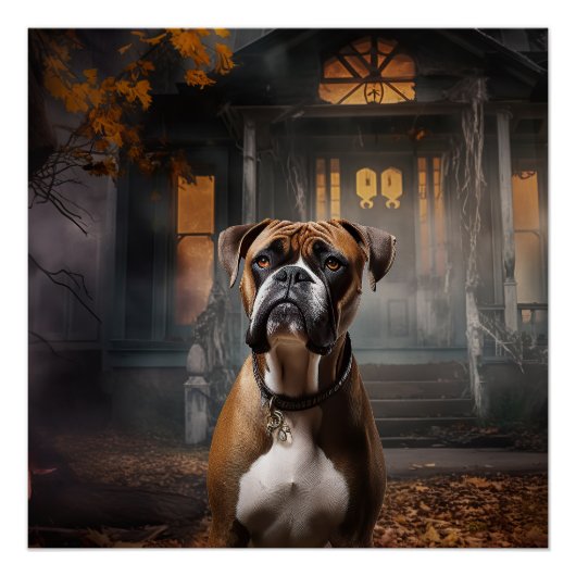 Boxer Halloween eng Perfect Poster (Voorkant)