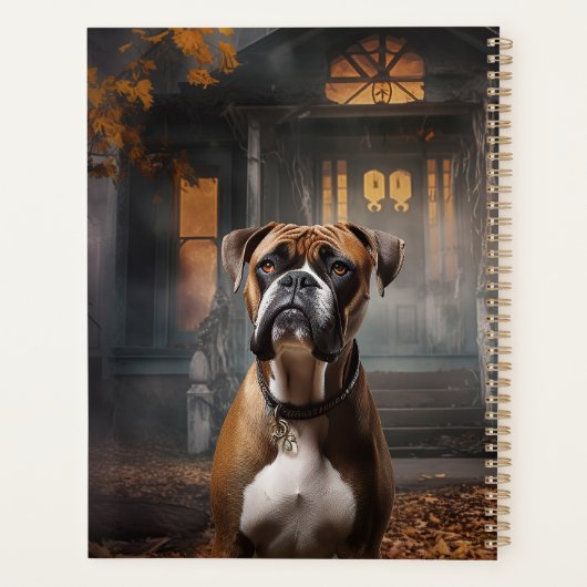Boxer Halloween eng Planner (Achterkant)