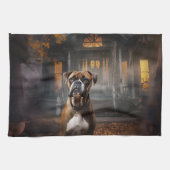 Boxer Halloween eng Theedoek (Horizontaal)
