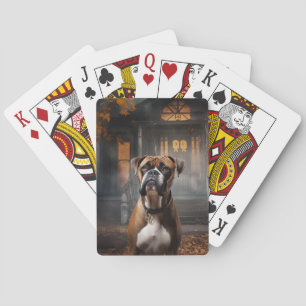 Boxer Halloween Griezelen Pokerkaarten