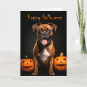 Boxer Halloween Kaart (Voorkant)