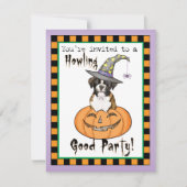 Boxer Halloween Uitnodiging (Voorkant)