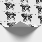 Boxer Happy Face Cadeaupapier (Hoek)