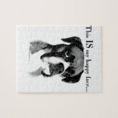 Boxer Happy Face Legpuzzel (Horizontaal)