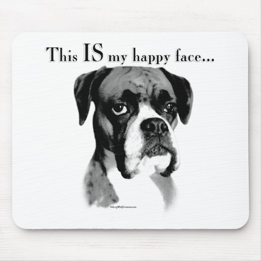 Boxer Happy Face Muismat (Voorkant)