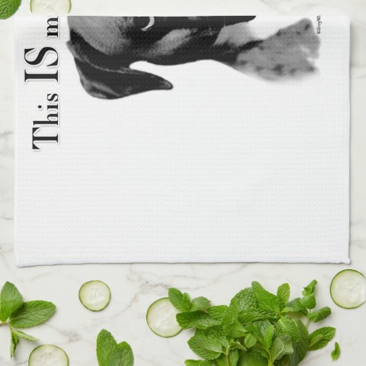 Boxer Happy Face Theedoek (Gevouwen)