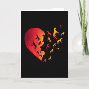 Boxer Heart Dog Eigenaar Funny Animal Giften voor  Kaart