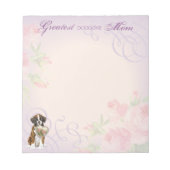 Boxer Heart Mam Notitieblok (Voorkant)