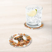 Boxer Herfstkrans Onderzetter (Insitu)