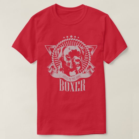 Boxer-hond (6) t-shirt (Design voorkant)