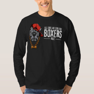 Boxer hond Alle honden zijn cool, maar boxers rege T-shirt