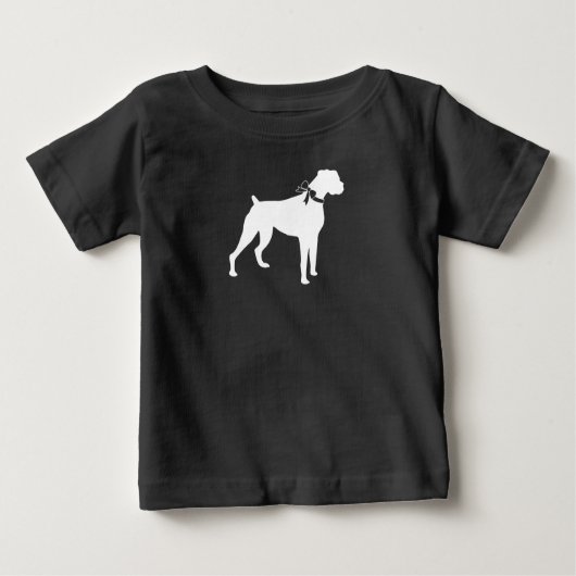 Boxer Hond Baby shower Puppy (Voorkant)