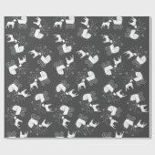 Boxer Hond Baby shower Puppy Cadeaupapier (Vlak)