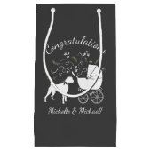 Boxer Hond Baby shower Puppy Klein Cadeauzakje (Voorkant)