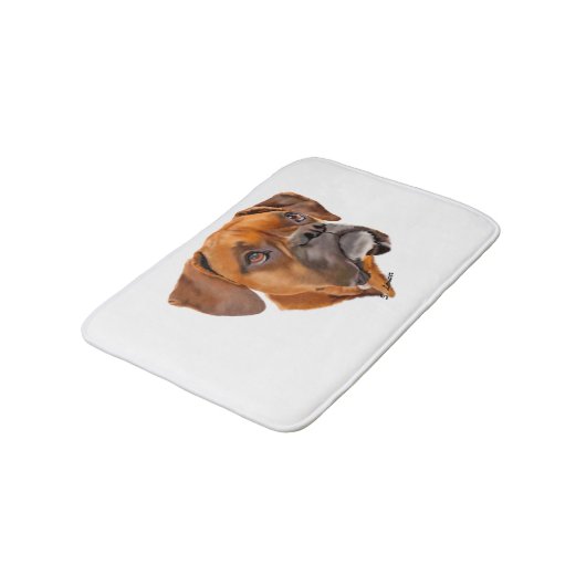 Boxer Hond Badmat (Gekanteld)