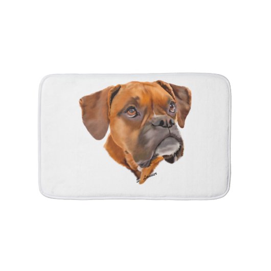 Boxer Hond Badmat (Voorkant)